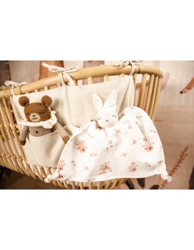 Doudou en double gaze Flower