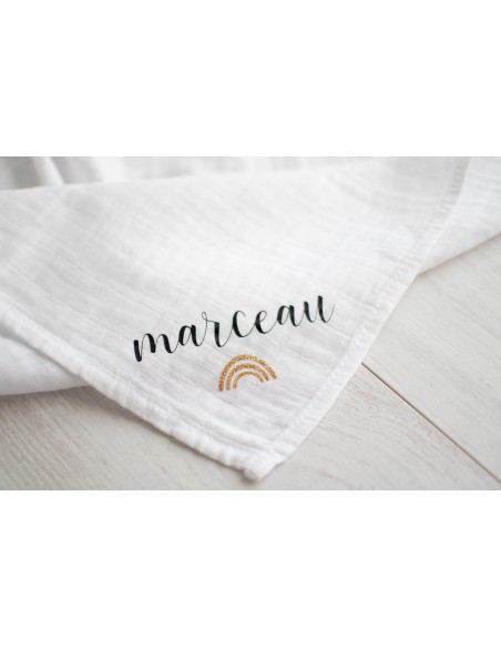 Lange en coton à personnaliser