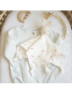 Doudou en double gaze Confetti