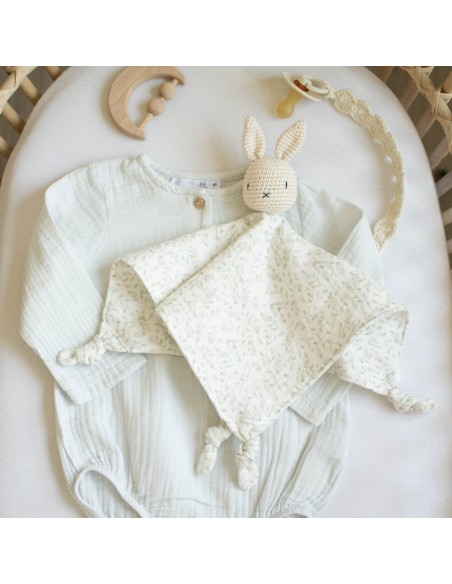 Doudou en double gaze Berry