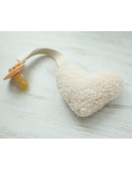 Attache tétine Cœur