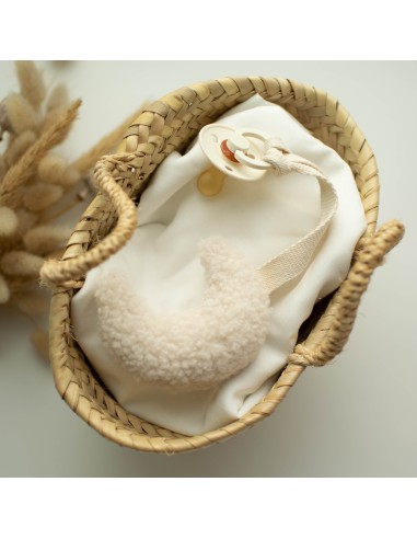 Attache tétine Lune