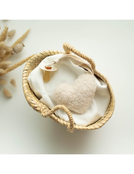 Attache tétine Cœur