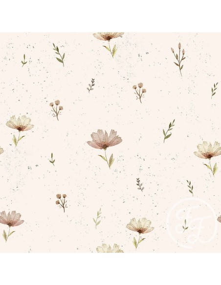 Doudou en double gaze et fourrure Boho