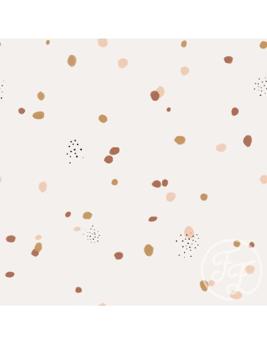 Doudou en double gaze et fourrure Confetti