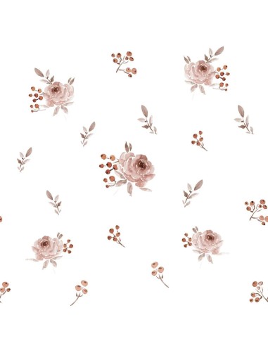 Doudou en double gaze et fourrure Flower