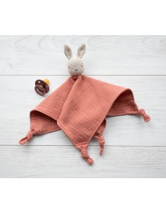Doudou en double gaze Marsala 2